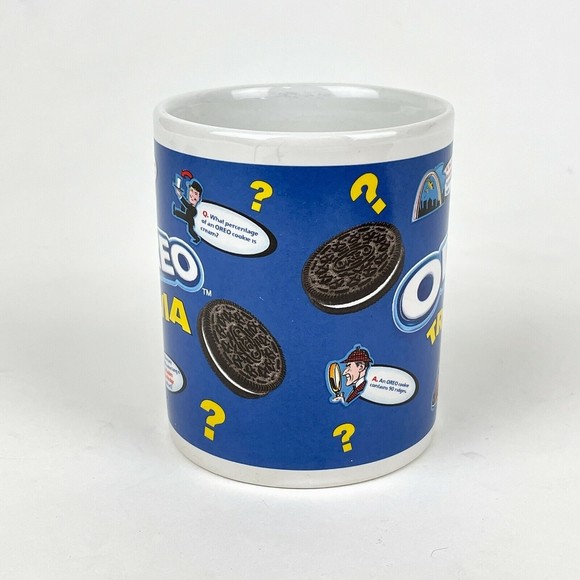 Oreo Cookie Trivia Coffee Mug Cup 14 fl. oz. St. Louis Arch Golden Gate Bridge - Picture 2 of 6